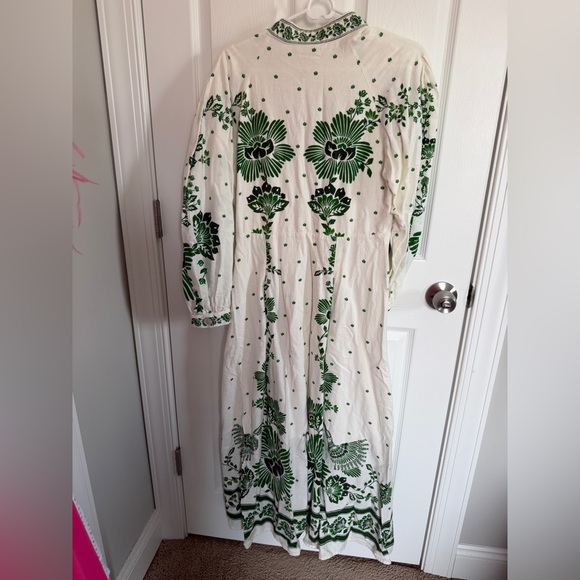 FARM Rio Tropical Green and Cream Maxi Dress - Picture 6 of 6